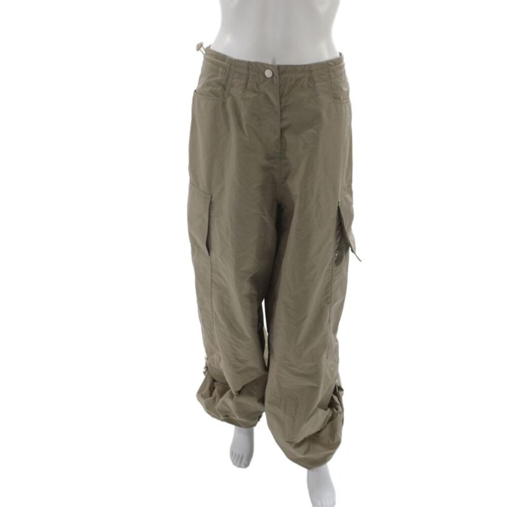 Palm Angels Unisex Cargo Pants Beige Windbreaker Size 38